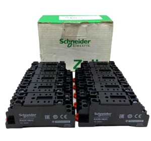 10 Stück Neu Schneider Telemecanique RXZE1M2C Relaissockel Hutschiene Schraube Miniatur - Bild 1 von 8