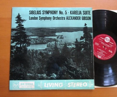 SB-2068 ED1 Sibelius Symphony no. 5 Alexander Gibson RCA Living Stereo 1st S/S - Image 1 of 4