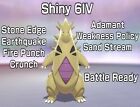 Tyranitar Pokemon Sword Shield Shiny 6IV - Adamant - Sand Stream Weakness Policy