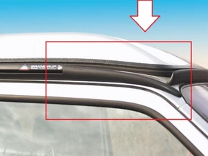 Brandrup SPOILERSATZ für TOP-RAIL Aluminiumprofil für VW T6.1/T6/T5 links - Bild 1 von 1
