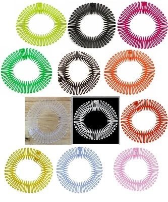 Flexi Comb Headband Hairband Non Slip Grip Stretch Zigzag Hair Alice Band Sport