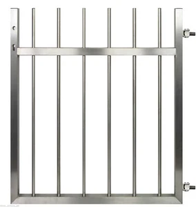 Gartentor Gartenpforte Hoftor Company Edelstahl Pforte VA Tür 900 x 1000 - Bild 1 von 5