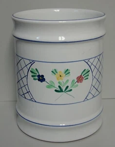 Herend Village Pottery LATTICE HILL XL Canister (No Lid) - Picture 1 of 3