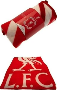 LIVERPOOL FC FOOTBALL CLUB CRESTED LARGE FLEECE BLANKET LFC - Picture 1 of 5