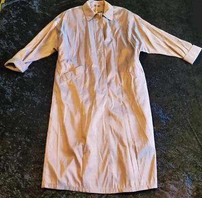 Vintage Jones New York Womens Purple Shiney Lined Full Length Rain Coat XL-2XL?  - Image 1 of 4