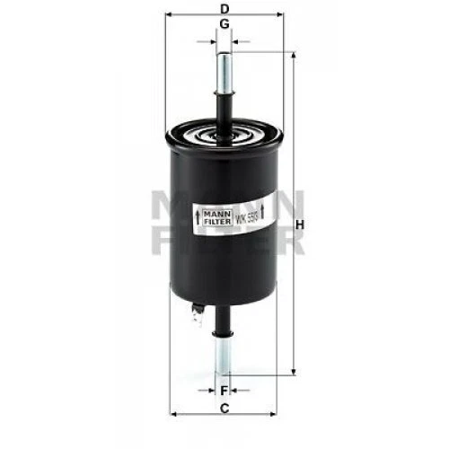 Filtro de combustible FILTRO HOMBRE WK55/3 para Daewoo Nubira Wagon - Imagen 1 de 1