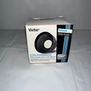Vivitar 0.43x Professional Wide Angle Lens With Macro 55mm HD Optics - Picture 1 of 6