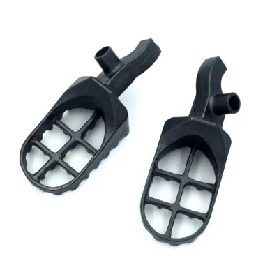 Clavijas de pie negras para carreras de motocross MX para Honda CR250R CR125R 2000 2001 Foto 1 de 4