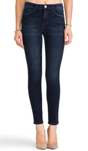 Current/Elliott The High Waist Ankle Skinny Jeans Stretch Crosby Dark Wash 24 - Picture 1 of 8
