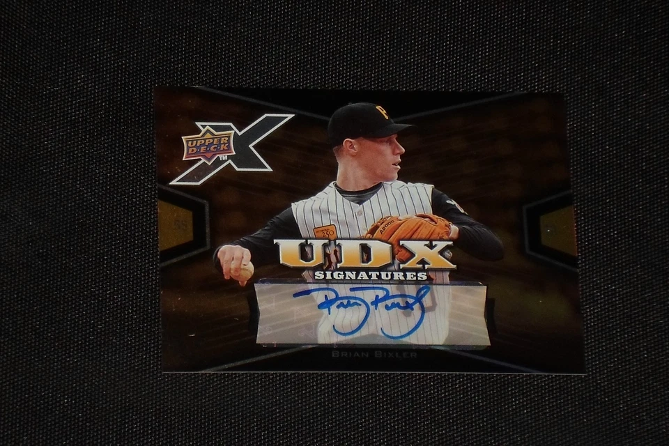 BRIAN BIXLER 2008 UPPER DEC UDX CERTIFIED SIGNED AUTOGRAPHED CARD PIRATES - Image 1 of 1
