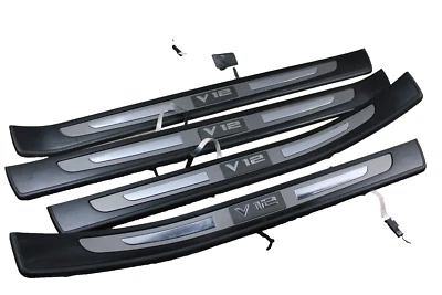 03-08 BMW E66 760LI V12 N73 DOOR SILLS SCUFF PLATES TRIMS ILLUMINATED - Image 1 of 4