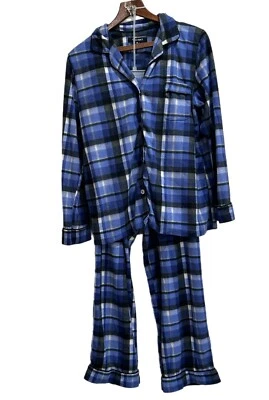 Ellen Tracey Mujer Franela Y2K Juego de Dormir Talla XL Cuadros Ocio Salón Esencial Foto 1 de 4