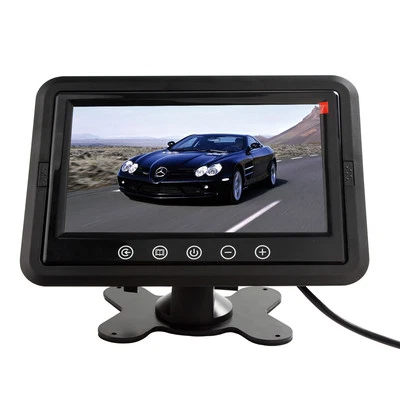 7'' LCD Screen Car Rear View Headrest Monitor for Reverse Backup Camera DVD VCR - Image 1 of 4