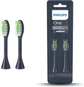 Philips One Ersatzbürstenköpfe 2er Pack weich sanft 13.000 Vibrationen Zähne - Bild 1 von 6