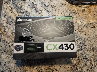 Corsair CX430 - 80 PLUS CP-9020046-NA 430W Plus Bronze ATX Modular Power Supply - Image 1 of 3