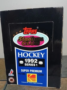 1992-93 92-93 Topps Stadium Club Hockey Series 1 Box 36 Packs *Hofers* - Picture 1 of 8