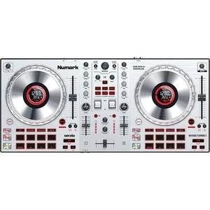 Numark Mixtrack Platinum FX Silver DJ Controller With In-Wheel Display - Picture 1 of 3
