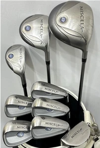 Ladies TaylorMade MISCELA Club Set 1W 3W 5W 7-9i Pw Sw PT 9pc Women Graphite RH - Picture 1 of 6
