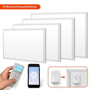 Infrarotheizung Elektroheizung mit Thermostat Wandheizung Zimmer 300-1200 Watt - Bild 1 von 18
