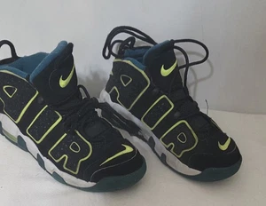 Nike Air More Uptempo GS 'Black Geode Teal' DZ2809-001 Talla 5.5 Juvenil - Imagen 1 de 8