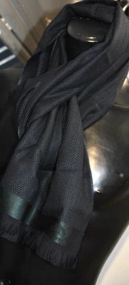 CANALI SCIARPA  PURA LANA+  150X45 CM  165,00 CART. A2AV  BLU - Imagen 1 de 4