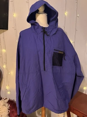 Vintage 90’s Royal Robbins Waterline Purple Pullover Windbreaker Jacket XL Foto 1 de 4