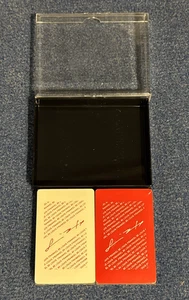 Louis Frankel 85 Double Deck Playing Cards w/Plastic Case- Sealed - Picture 1 of 6