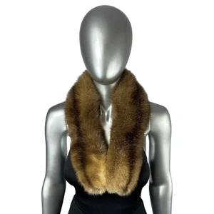 RUSSIAN SABLE Scarf, 32”L, Certified Vintage Fur - Picture 1 of 7