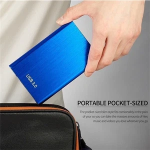 4TB USB3.0 tragbare externe Festplatte hohe Kapazität kompakt für Win7-10 XP PC NB - Bild 1 von 28