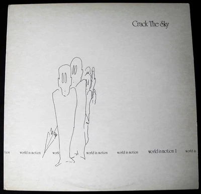 CRACK THE SKY - World In Motion Nr MINT hard prog '83 Criminal FIRST PRESS inner - Image 1 of 3