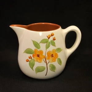 Stangl Bittersweet Pitcher 1 Quart Orange Green Brown Creamy White 1962-1978 HTF - Picture 1 of 12