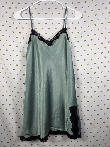 UNDERCOVER Victorias secret sexy salvia seta slip chemise lingerie abito medio