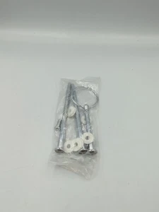 3 Tier Cake Plate Stand Fitting Handle Rod. Round Silver - Picture 1 of 2