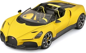 B - Bugatti W16 Mistral, Scala 1:18, Modellino Diecast Con Cofano E Portiere Apr - Foto 1 di 12
