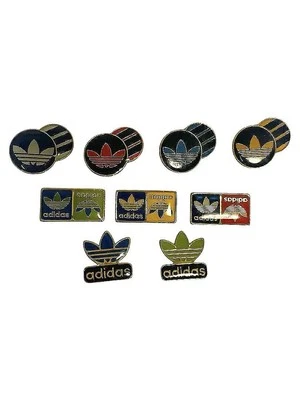 Adidas Pin Insignia Conjunto De 9 Pines Artículos De Colección De La época Hombres Edición Limitada R Foto 1 de 3