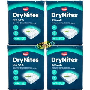 4x Huggies DryNites Bed Mats Mattress Protection Incontinence 7 Mats - Picture 1 of 2
