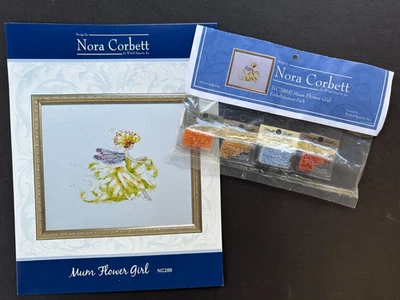 妈妈花朵女孩图表图案和装饰包 Nora Corbett NC286 — 第 1/4 张图片