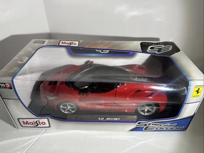 Maisto 1:18 Diecast Model Car Ferrari LaFerrari Red (Ship Same Day Ordered) - Image 1 of 4