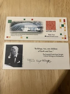 Frank Lloyd Wright tickets - Picture 1 of 1