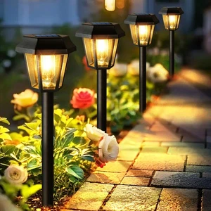 Solar Pathway Lights Outdoor 8 Pack Solar Lights Outdoor Waterproof with 3000... - Picture 1 of 9