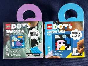 2 Sets LEGO DOTS Kleber 41954 + Stitch-on 41955 Patch Design Stick Nähen 190 Teile - Bild 1 von 16