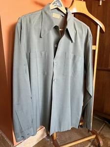 1940’s Men’s Elkin’s Tropical Wool Shirt-Jacket Size Large - Picture 1 of 18