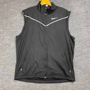 Nike Gilet Running Serie Bowerman Uomo Large Nero Leggero 244382-010 - Foto 1 di 8