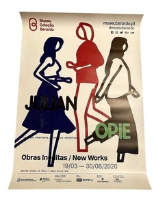 Julian Opie New Works Berardo Museum Poster 2020 - Picture 1 of 1