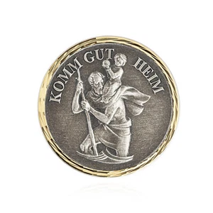 3cm Autoplakette Komm gut Heim Rand gelb diamantiert Selbstklebende Magnethalter - Picture 1 of 1