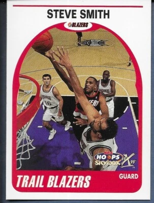 1999-00 Hoops Decade Portland Trail Blazers Basketball Card #7 Steve Smith - Image 1 of 2
