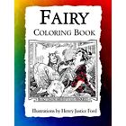 Fairy Coloring Book: Art Nouveau Illustrations by Henry - Paperback NEW Bow, Fra