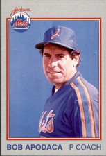 1989 Jackson Mets Grand Slam #21 Bob Apodaca Paramount California Baseball Card