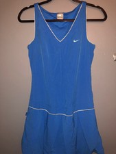 Nike Fit dry Blue Pleated Womens Athletic Dress Size M 