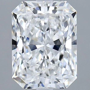1 Ct Radiant Cut E F Color VS1 Clarity Loose IGI Certified Lab Grown CVD DIAMOND - Picture 1 of 6
